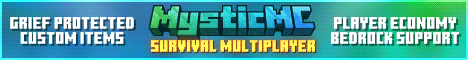 Máy chủ MysticMC - Tham gia Minecraft v1.21.3 USA ngay bây giờ!
