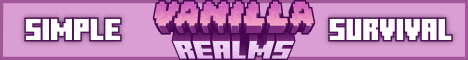 Vanilla Realms - Minecraft Server v1.21.1 Adventure Awaits!