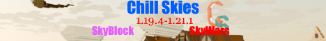 Chill Skies Minecraft Server V1.21 | Ga met ons mee in de VS!