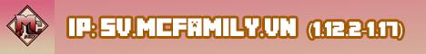 McFamily VN - Minecraft Server v1.21.4 | Vietnam