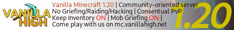 Vanilla High Minecraft 服务器 v1.20.4 - 加拿大