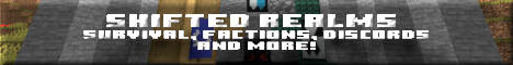 Shifted Realms Minecraft Server - Version 1.7.9
