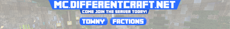 Join DifferentCraft: Towny & Faction Minecraft Server v1.21