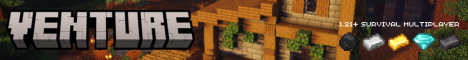 VentureMC - Minecraft Server v1.21.4 | USA Multiplayer Fun
