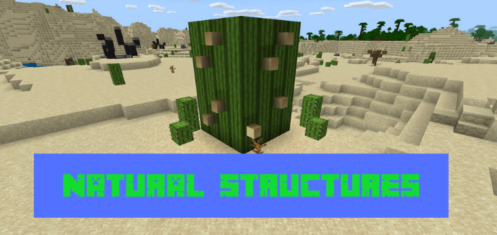 Download Natural (Nature) Structures V1 (Arid Edition) - Minecraft PE Addons