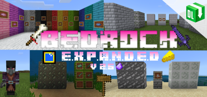 Download Bedrock Expanded V2.5 - Minecraft PE Addons