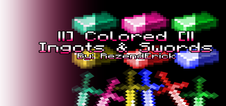 Download Colored Ingots and Swords! - Minecraft PE Addons