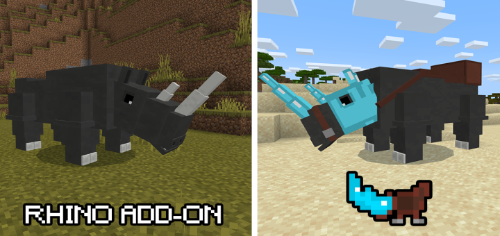 Download Rhino Add-on - Minecraft PE Addons