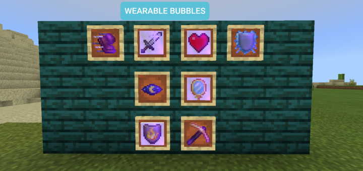 Download Wearable Bubbles (Update) - Minecraft PE Addons