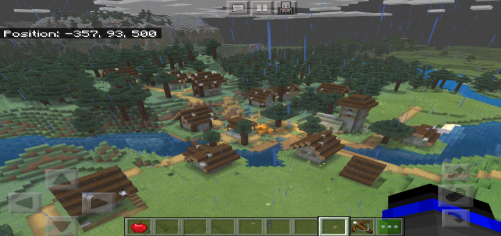 Villages, Lava Pools, Flower Forest & Cool Terrain Near Spawn (Seed)