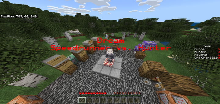 Download Minecraft Man Hunt (Based Off Dream) - Minecraft PE Maps