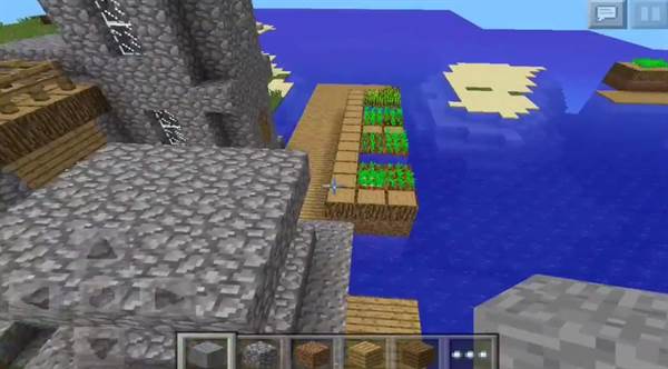 Download 1960914468: Half Village (Glitched) - Minecraft PE Seeds