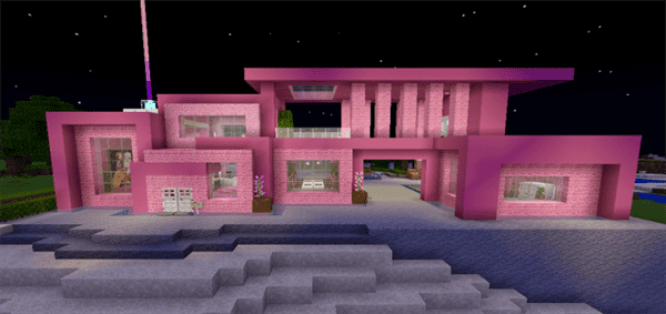 Download Pink Mansion - Minecraft PE Maps