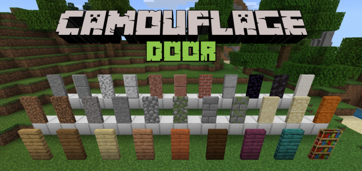 Download Camouflage Door Addon - Minecraft PE Addons