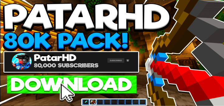 PatarHD 80k Subs PvP Texture PACK!