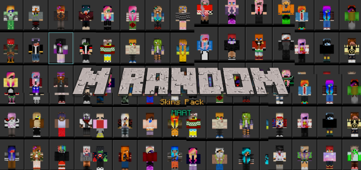 Download M Random Skins Pack (+136 New Skins) - Minecraft Skin Packs