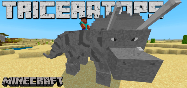 Download Triceratops Add-On - Minecraft PE Addons