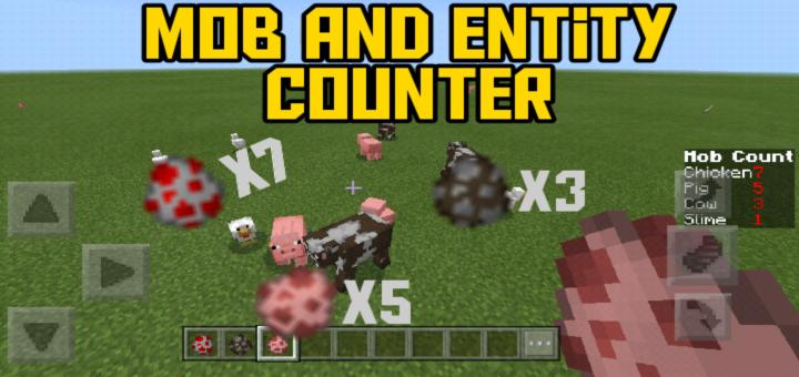 Mob and Entity Counter (No Command Block Needed)