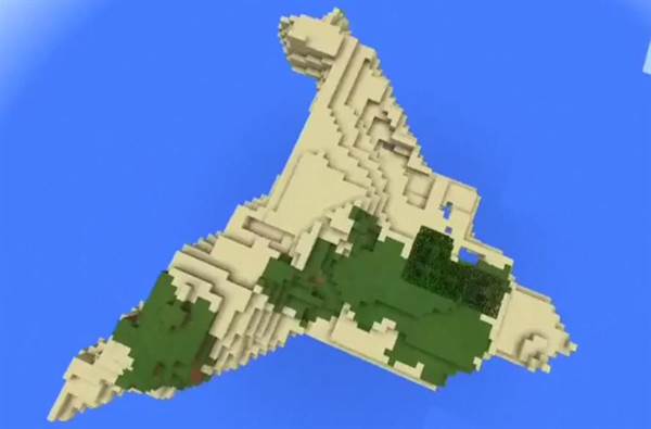 Triangular Shaped Island