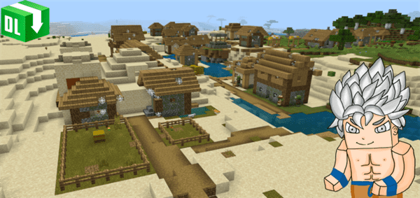 2 Villages, 2 Pyramids, 1 Pillagers Outpost, 1 Ravine (Seed)