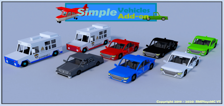 Simple Vehicles Add-on Version 1.1.0