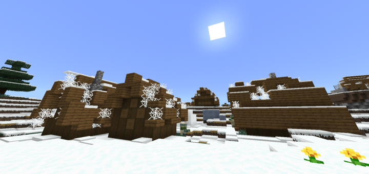 Ice Spikes, Abandoned Villages, Pillager Outpost (Beta Only)