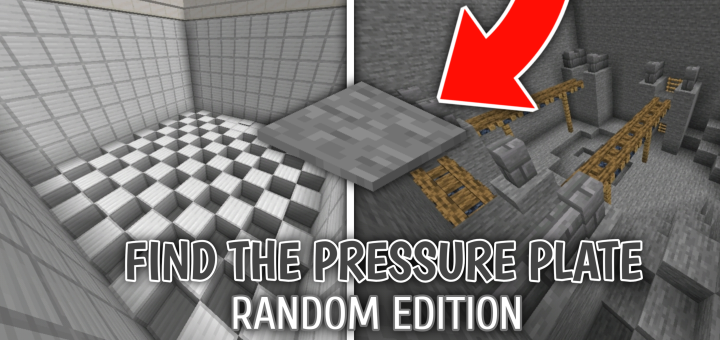 Download Find The Pressure Plate: Random Edition - Minecraft PE Maps