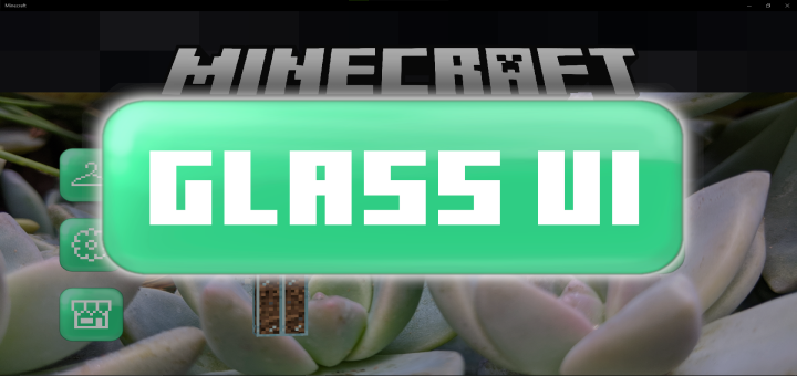 Download Glass UI v3 (Persona Update) - Minecraft PE Texture Packs