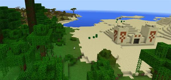 256393152: Desert Temple At Spawn