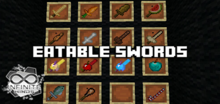 Download Eatable Swords Add-ons - Minecraft PE Addons