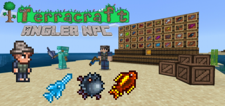 TerraCraft: Angler NPC (Consumable Fish Update)