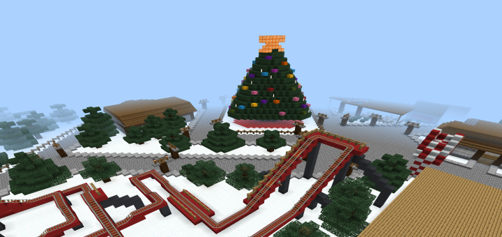 Download SnowBlocc: A Winter Wonderland - Minecraft PE Maps