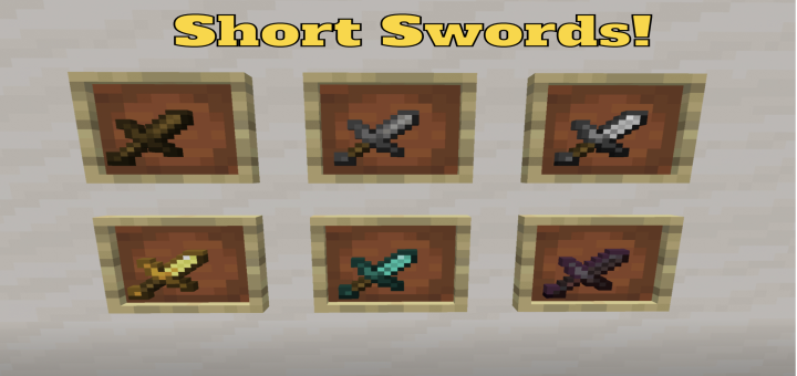 Download Short Swords! - Minecraft PE Texture Packs