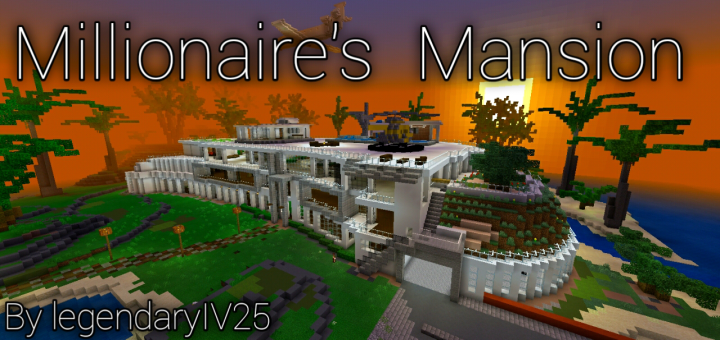 Download Millionaire’s Mansion Island - Minecraft PE Maps