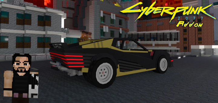 Download Cyberpunk 2077 Addon - Minecraft PE Addons