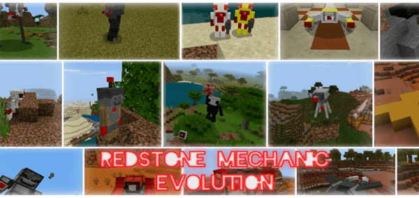 Download Redstone Mechanic Evolution - Minecraft PE Addons