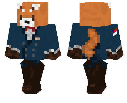 Red Panda with Suit