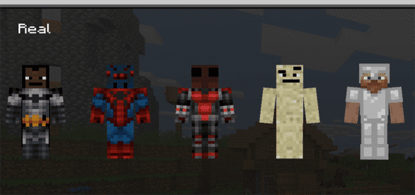 Real Characters Skin Pack