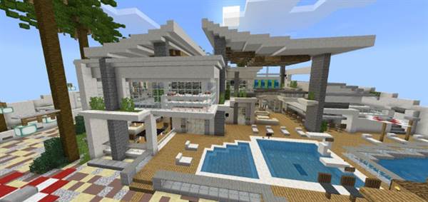 Modern Redstone Mansion [Creation] [Redstone]