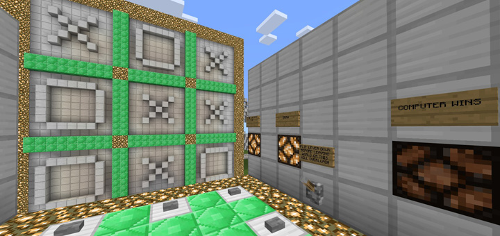 Tic-Tac-Toe (You vs Computer!) [Redstone]