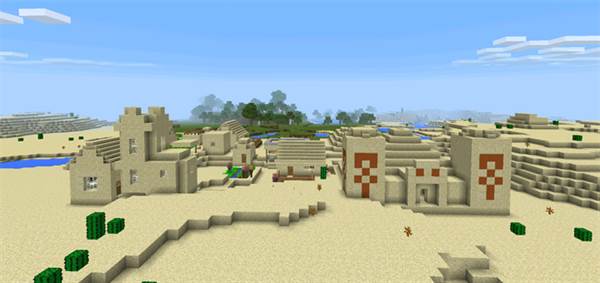 3095014: Desert Village With Temple & Blacksmith