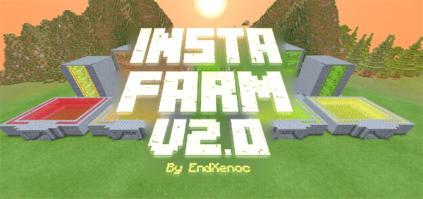 Download Insta Farms V2.0 Function Pack - Minecraft PE Addons