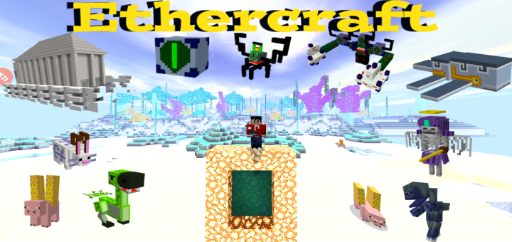 Download Ethercraft-Sky Dimension - Minecraft PE Addons