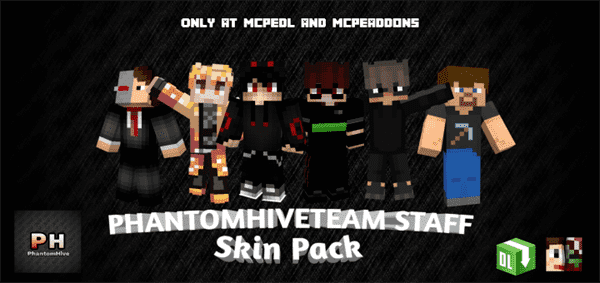 [PH] PhantomHiveTeam Staff Skin Pack