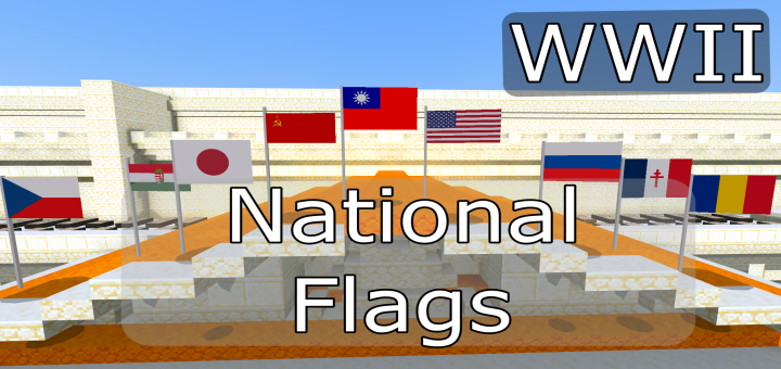 Download WWII National Flags Add-on - Minecraft PE Addons