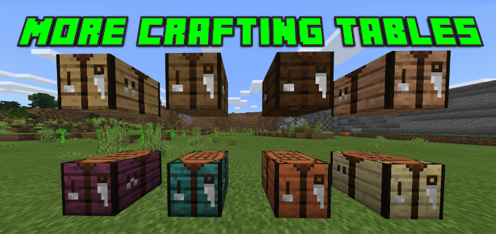 More Crafting Tables Addon (Updated)
