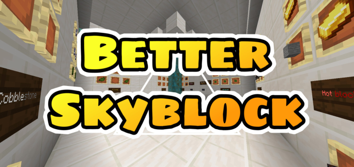 Download Better Skyblock Argent Studio - Minecraft PE Maps