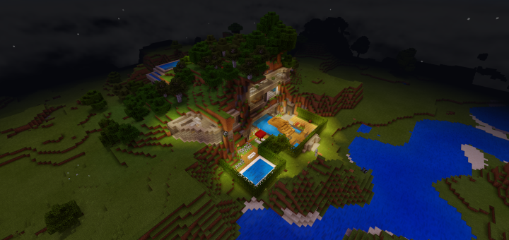 Large Village In The Mountain