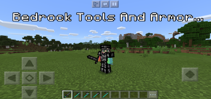 Bedrock Tools And Armor Addon