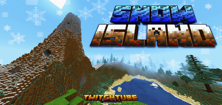 Download SnowIsland Custom Terrain – ICE & SNOW - Minecraft PE Maps